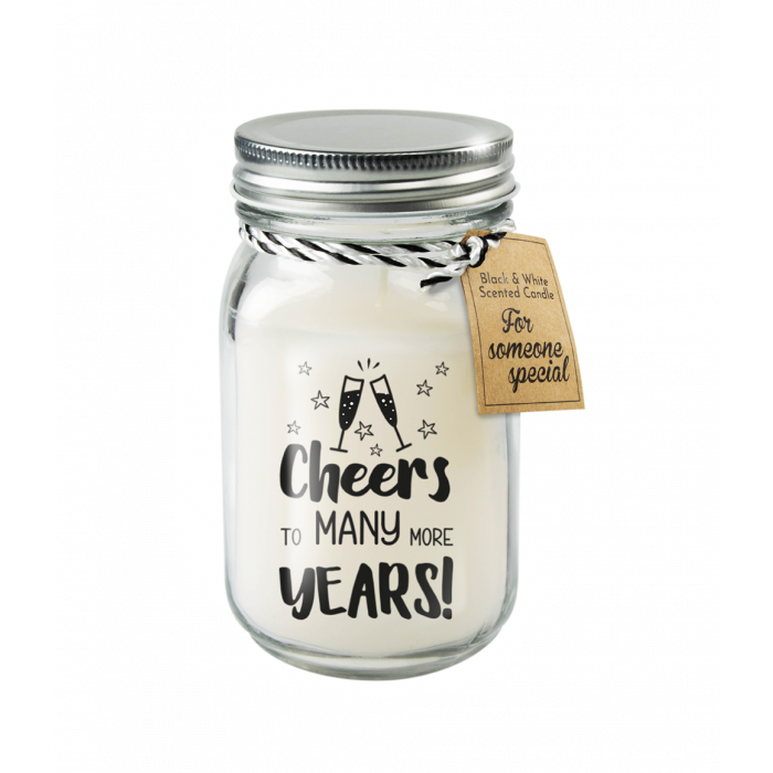 Black & White scented candles - Cheers