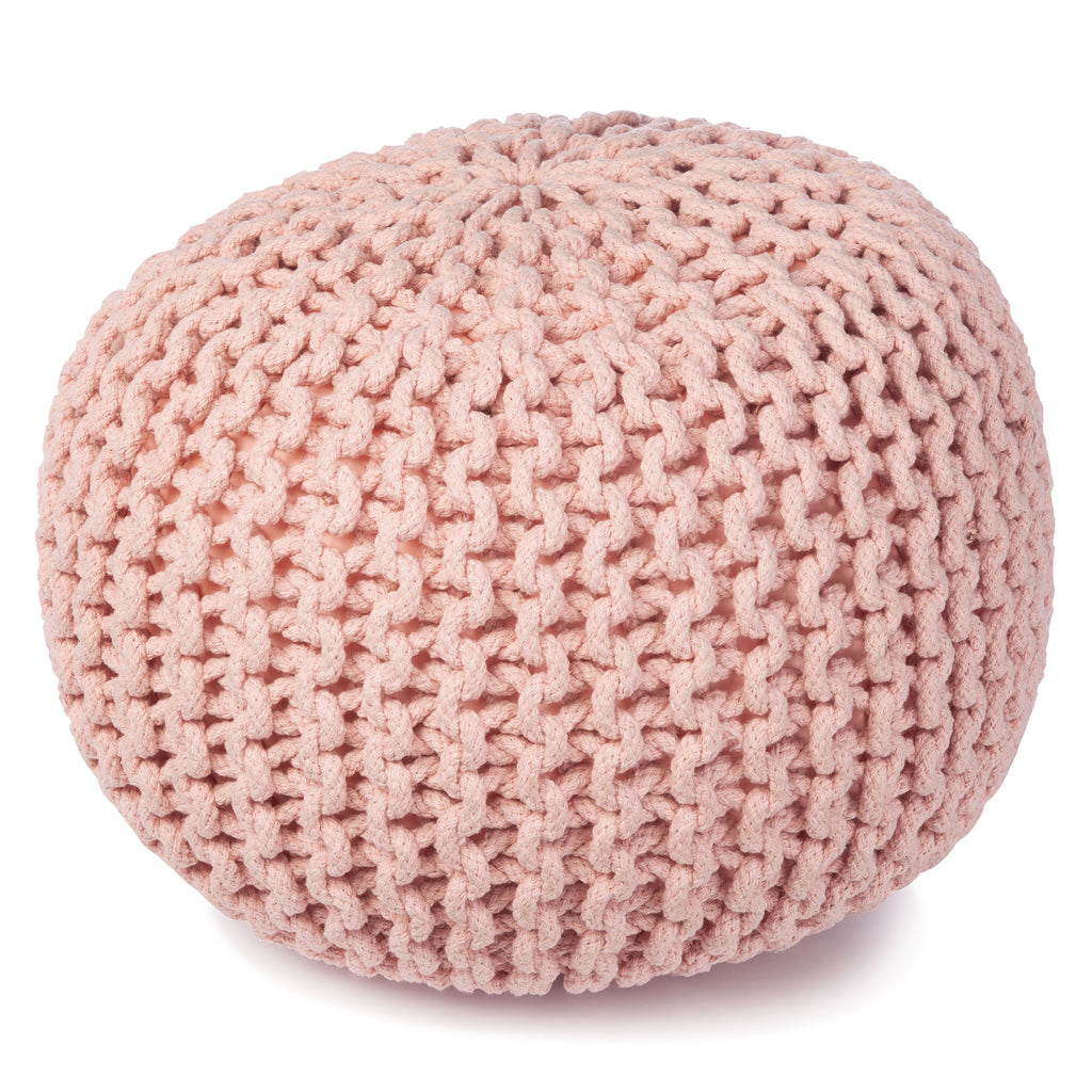 Bundy poef roze Ø40cm H32cm