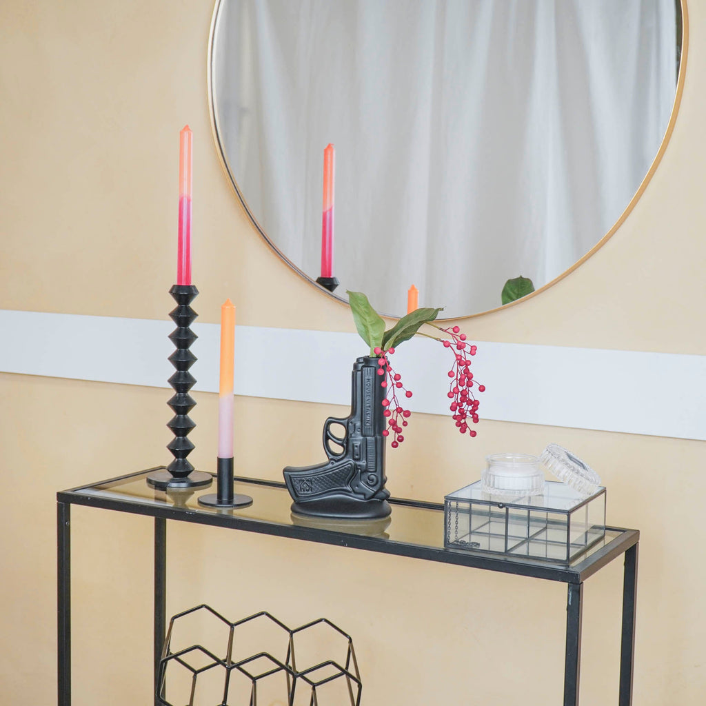 Housevitamin Gun Flower Vase L - Ceramics - Black