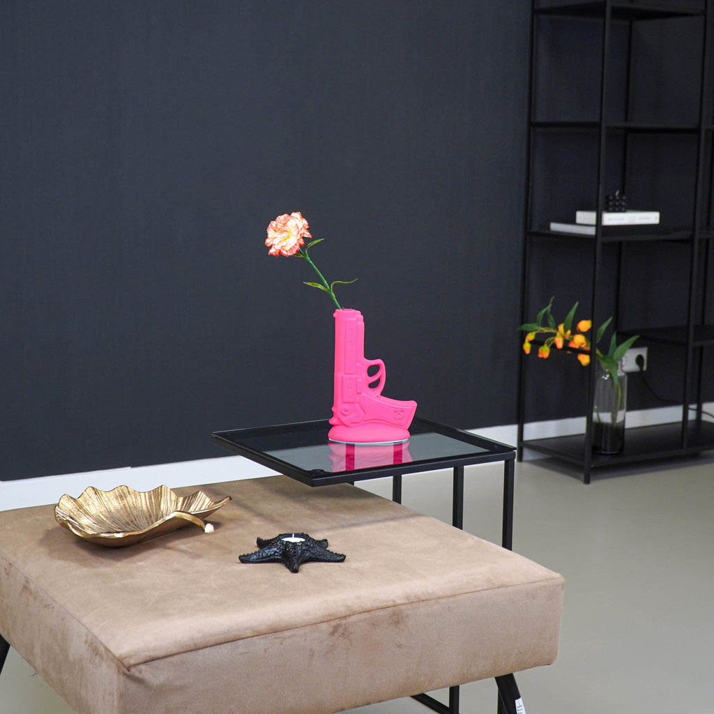 Housevitamin Gun Flower Vase L - Ceramics- Neon Pink
