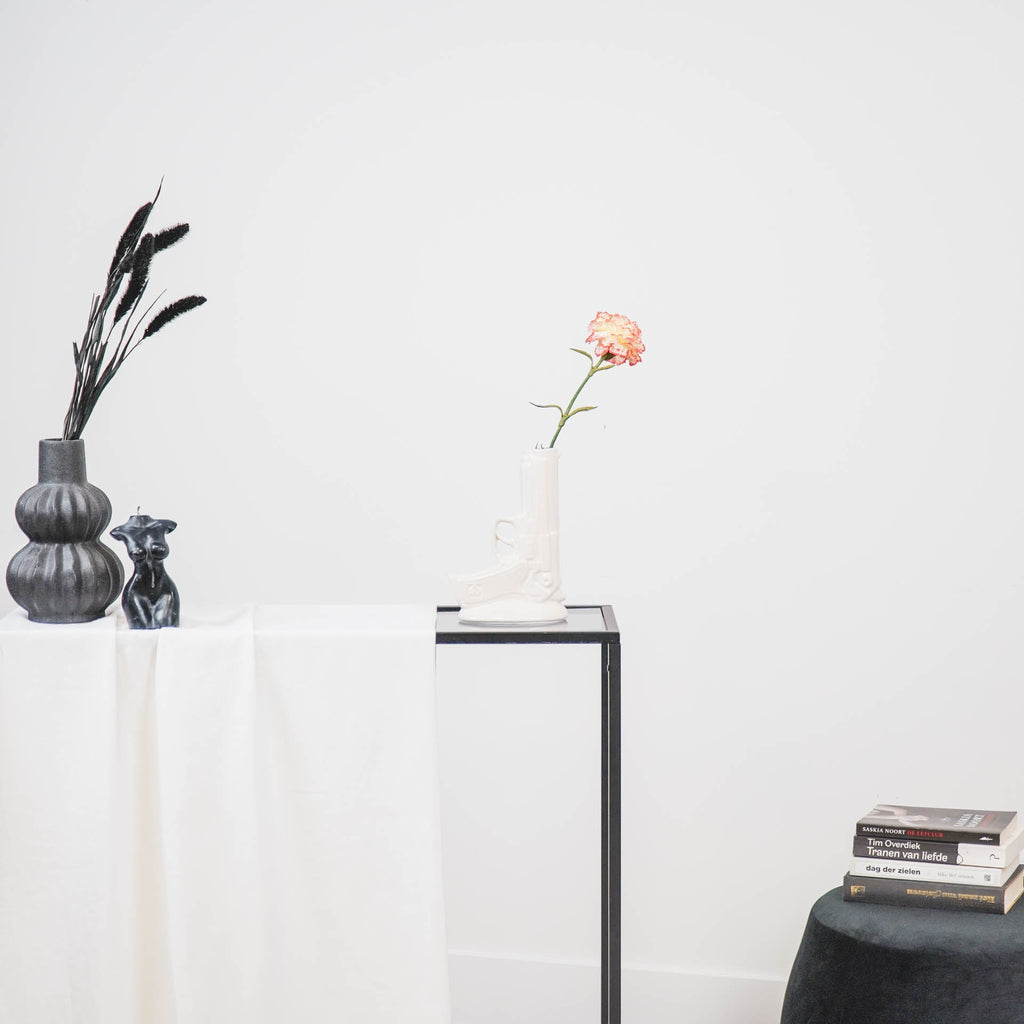 Housevitamin Gun Flower Vase L - Ceramics - White