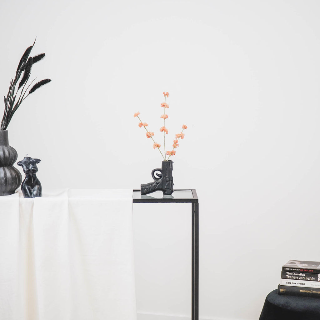 Housevitamin Gun Flower Vase S - Ceramics- Black