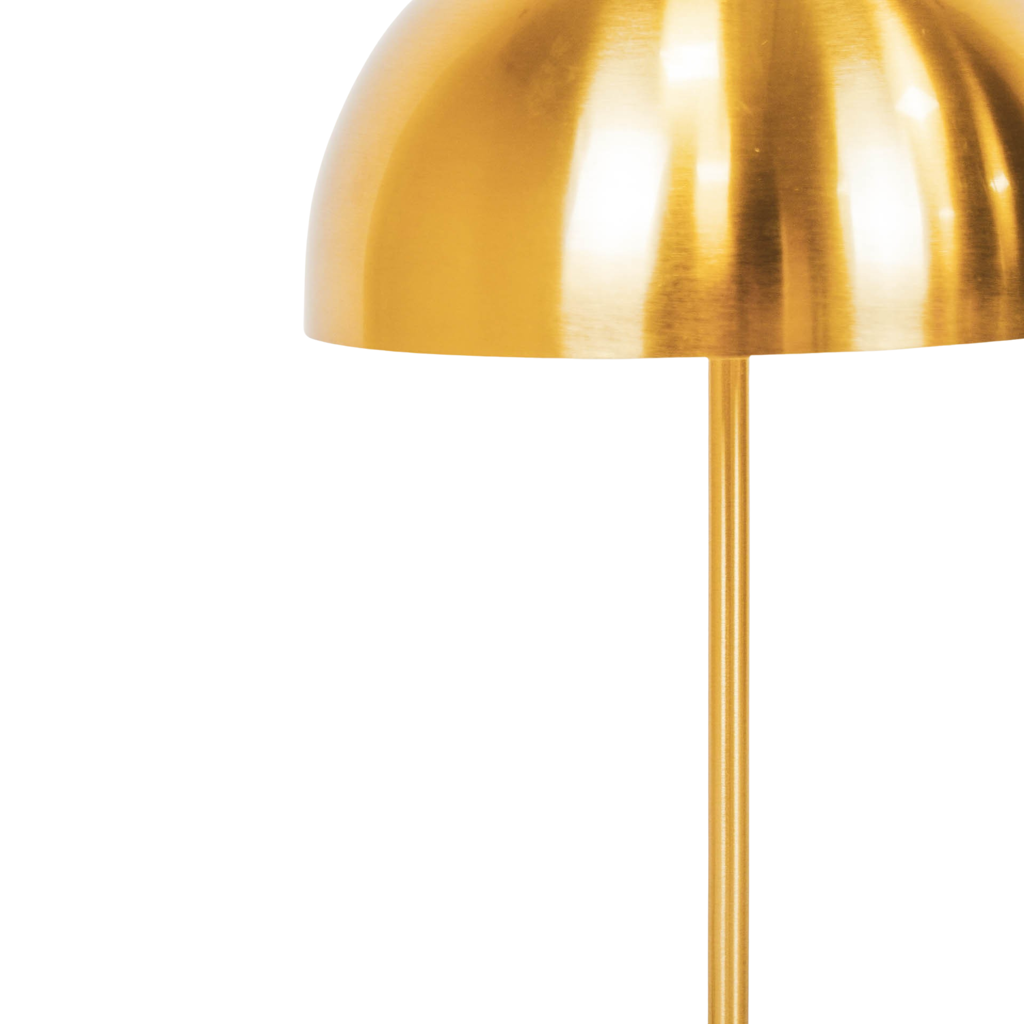 Housevitamin Mushroom Table Lamp- Metal/Marble