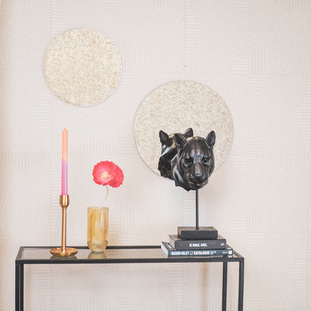 Housevitamin Round Mirror - Smokey Glass - 30x1x30m