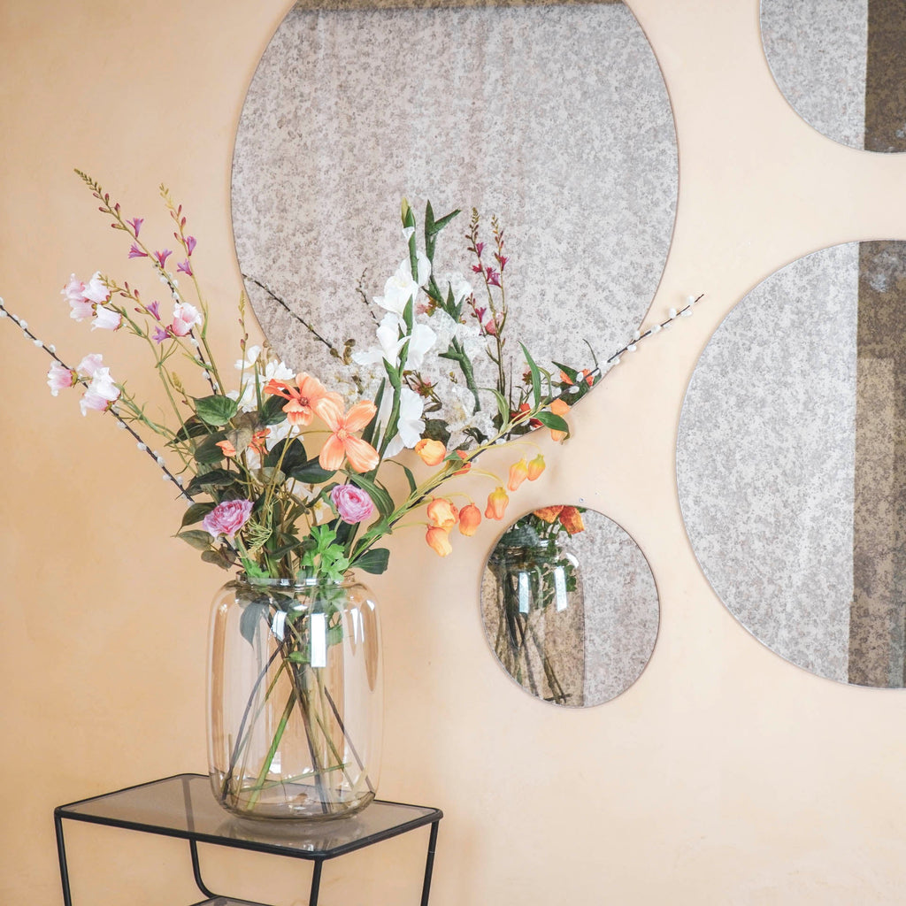 Housevitamin Round Mirror - Smokey Glass - 80x1x80cm