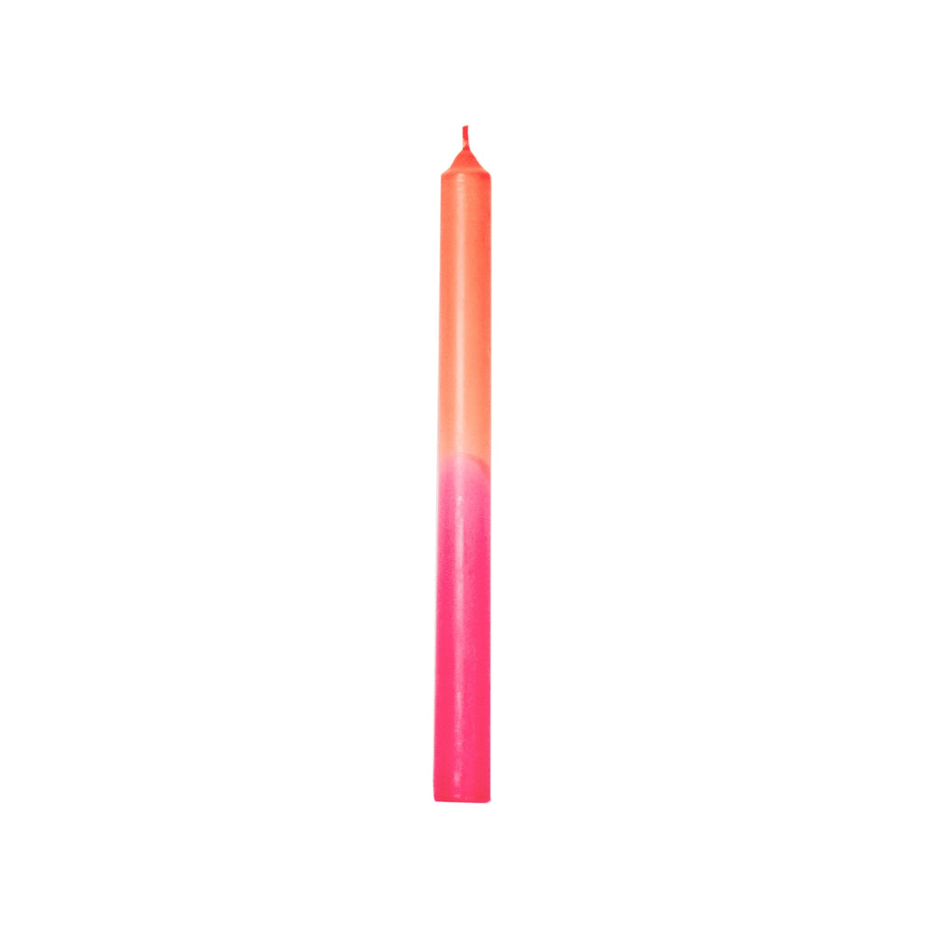HV Dipdye 4 candles - Orange/Pink - 25,8x9,5x2,5cm