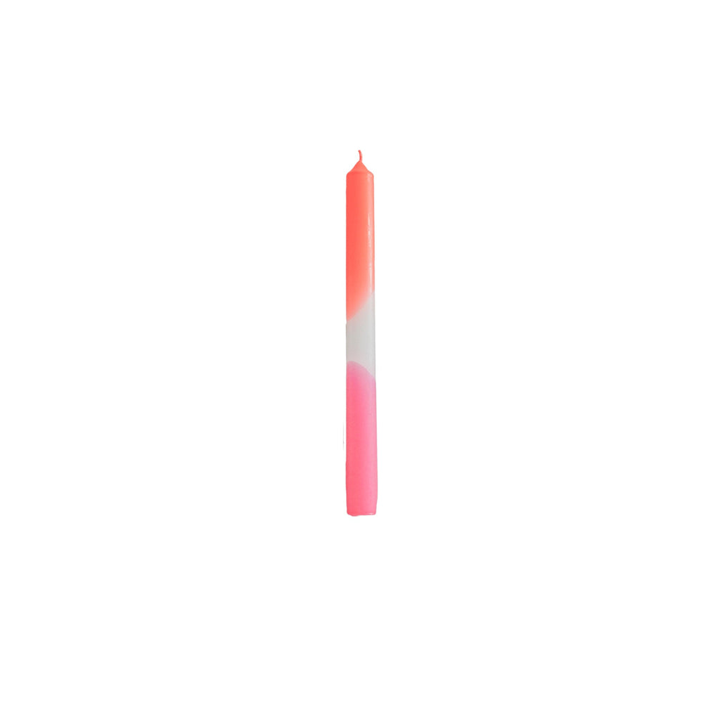 HV Dipdye 4 candles - Orange/Pink - 25,8x9,5x2,5cm