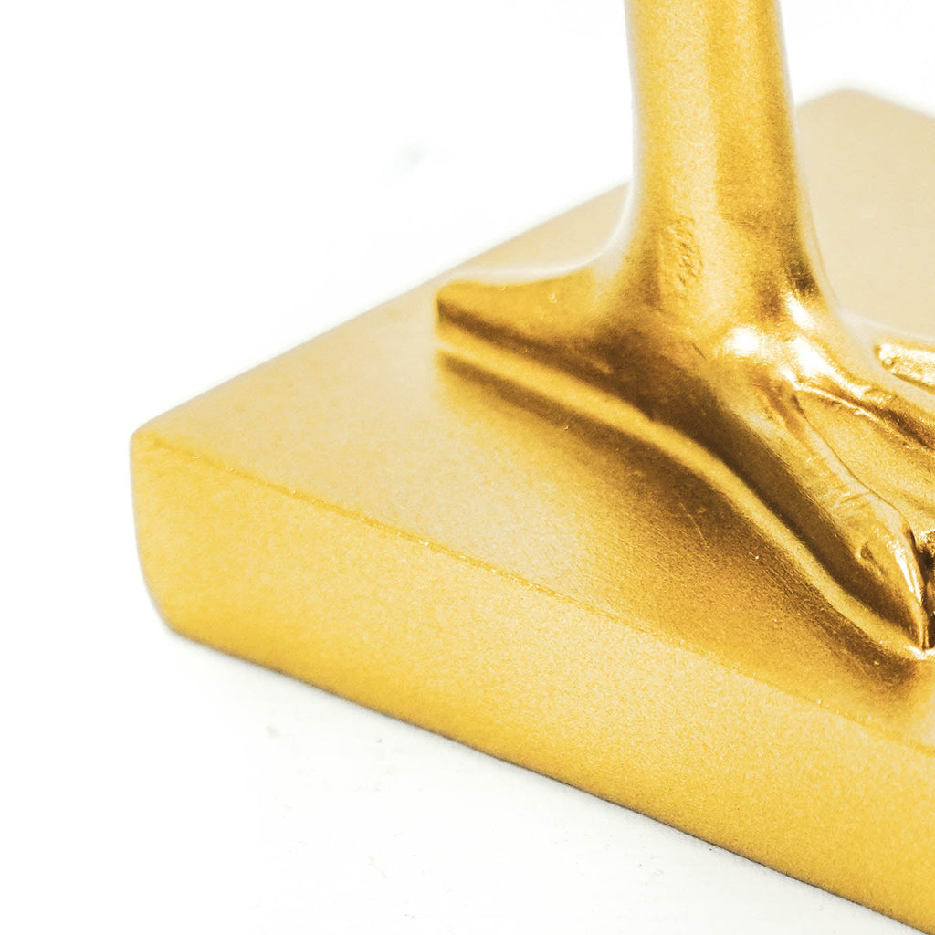 HV Flamingo- Gold- 16.5x10x39 cm