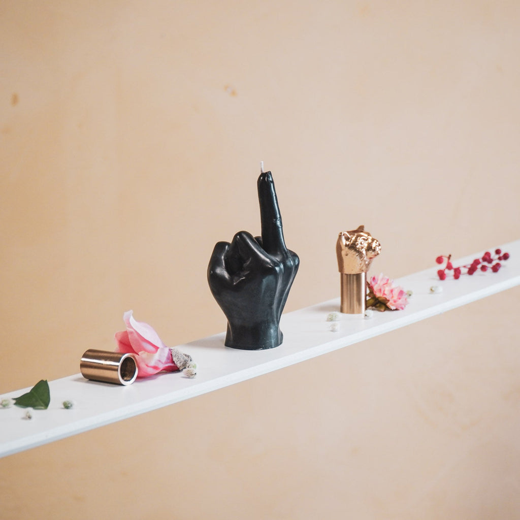 HV Fuck You Candle - 570gr - Black