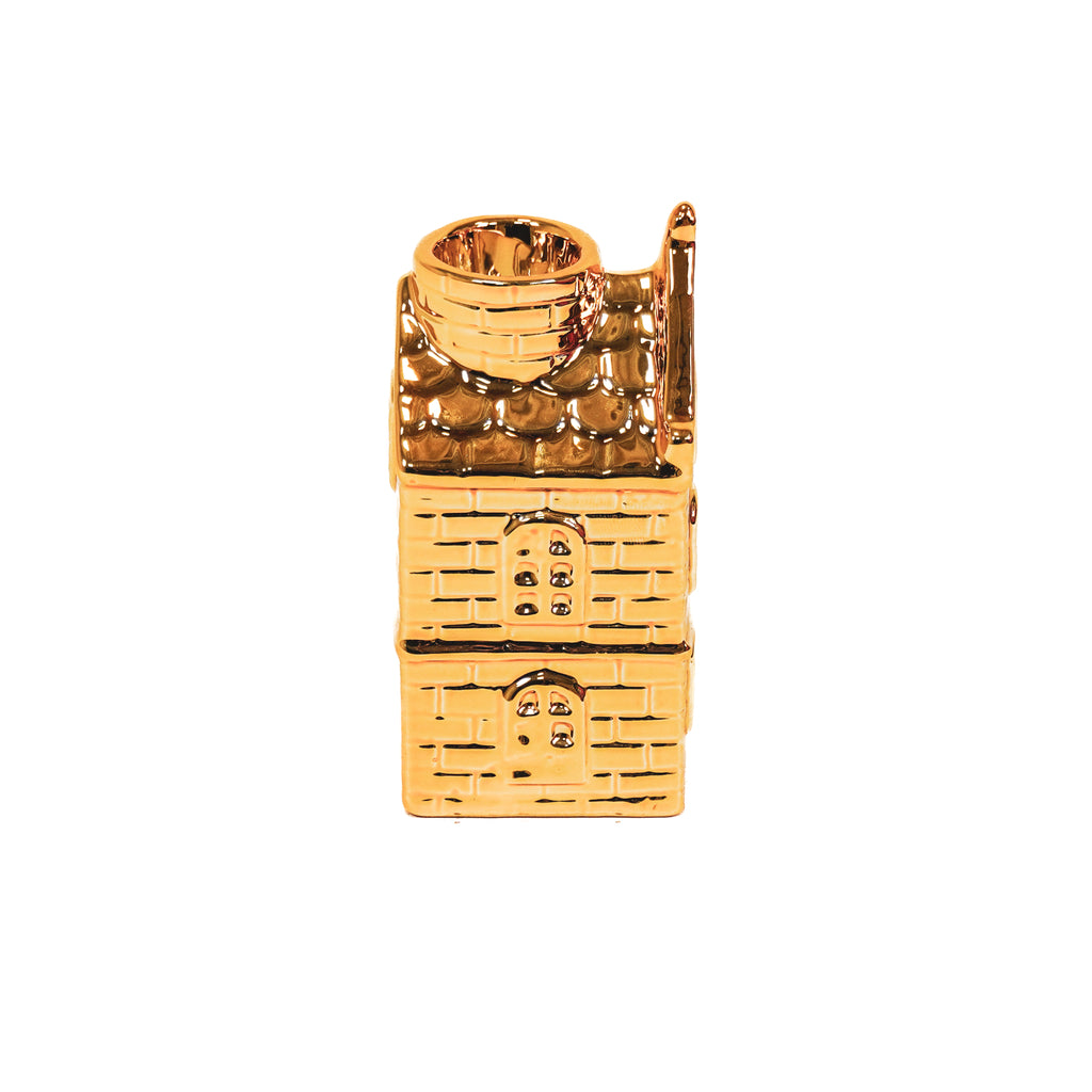HV House Candle holder - Gold - 6x5,5x11cm