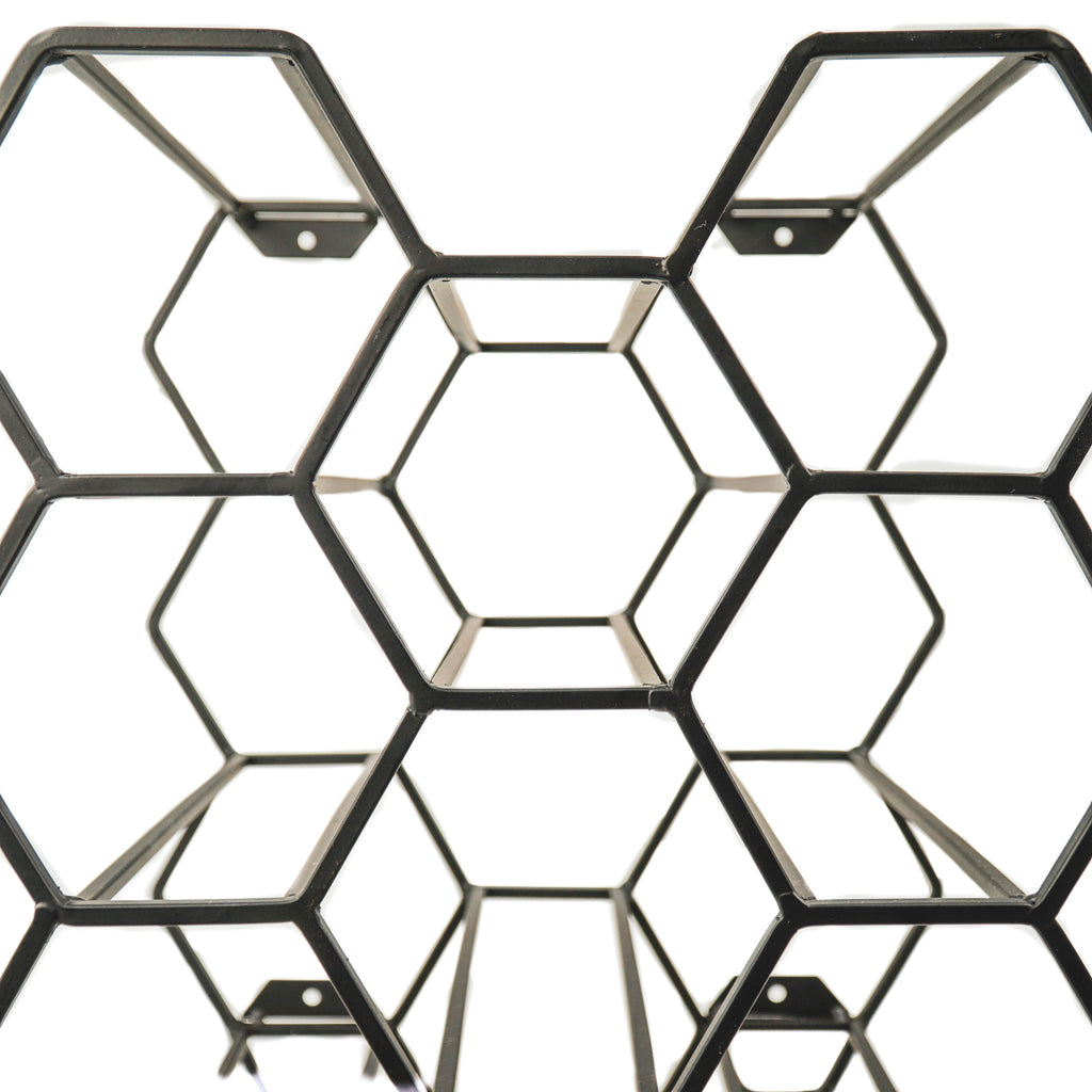 HV Wine rack Black - 27x19.5x32.5cm