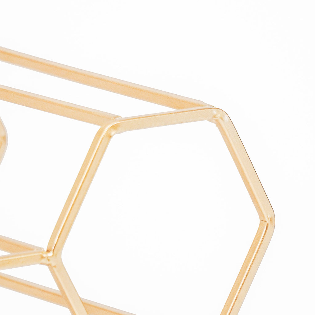 HV Wine Rack Gold- 44,5x15,5x29cm
