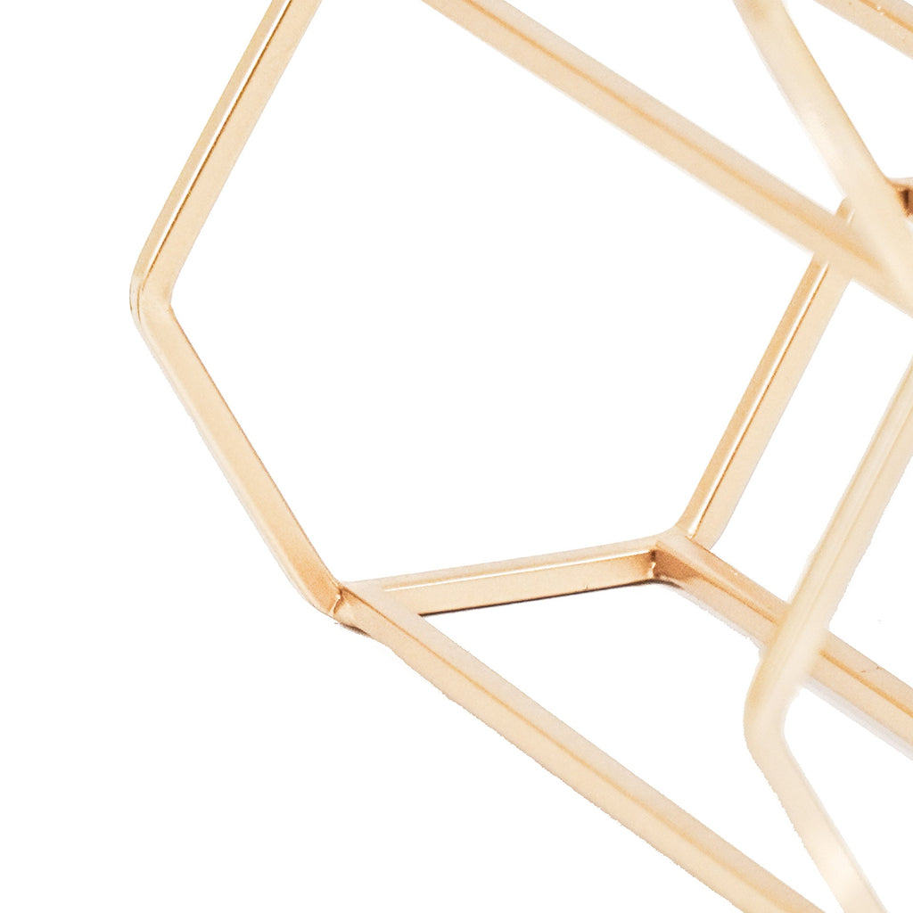 HV Wine Rack Gold- 44,5x15,5x29cm