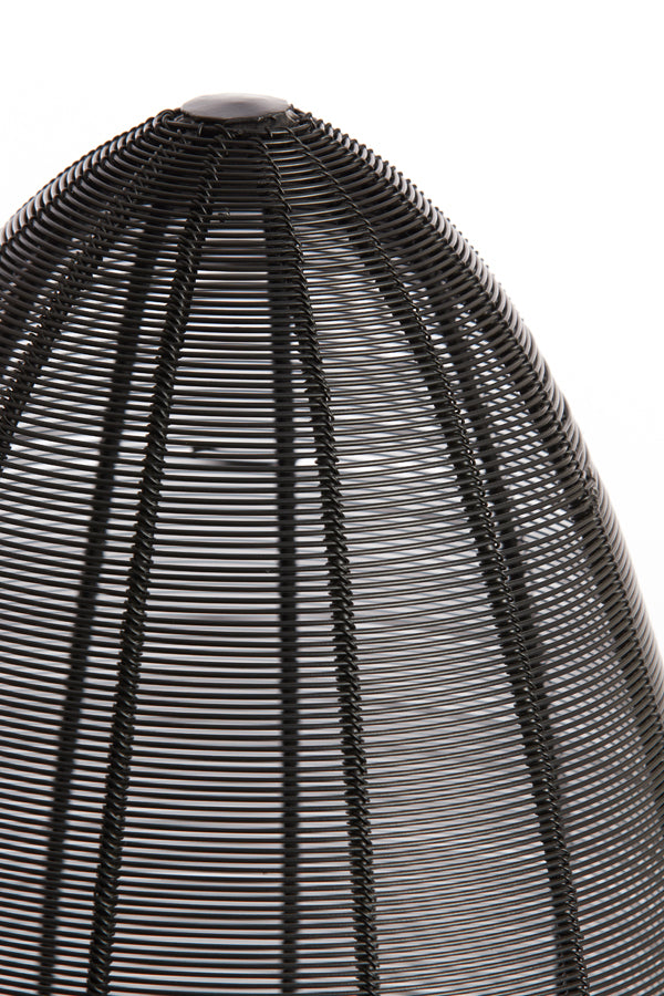 Tafellamp Joley - Zwart/Wit - Ø26cm
