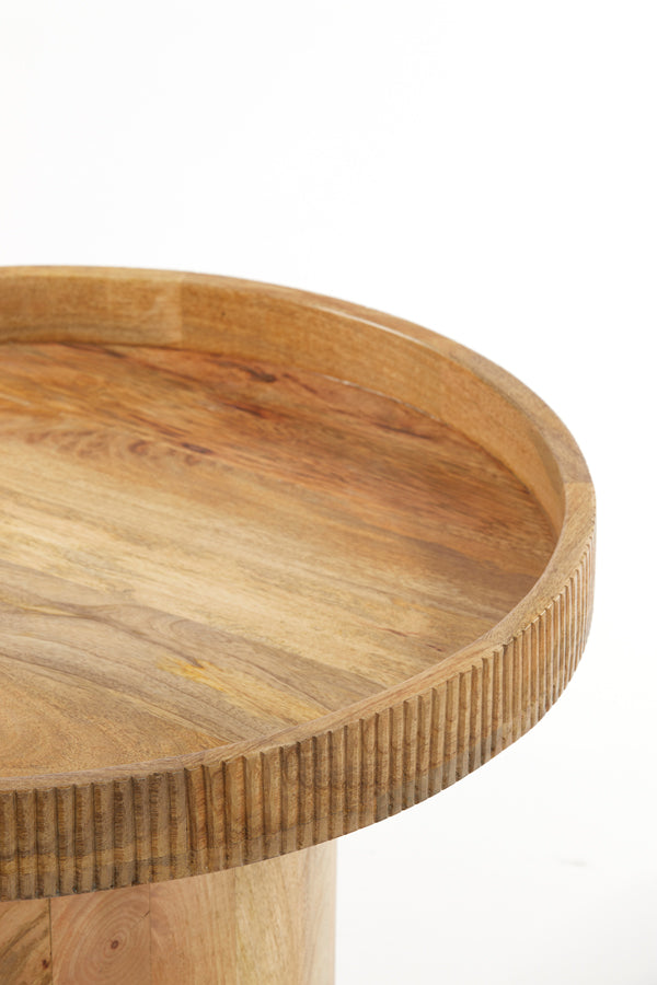 Bijzettafel Kalomo - Hout - Ø60cm