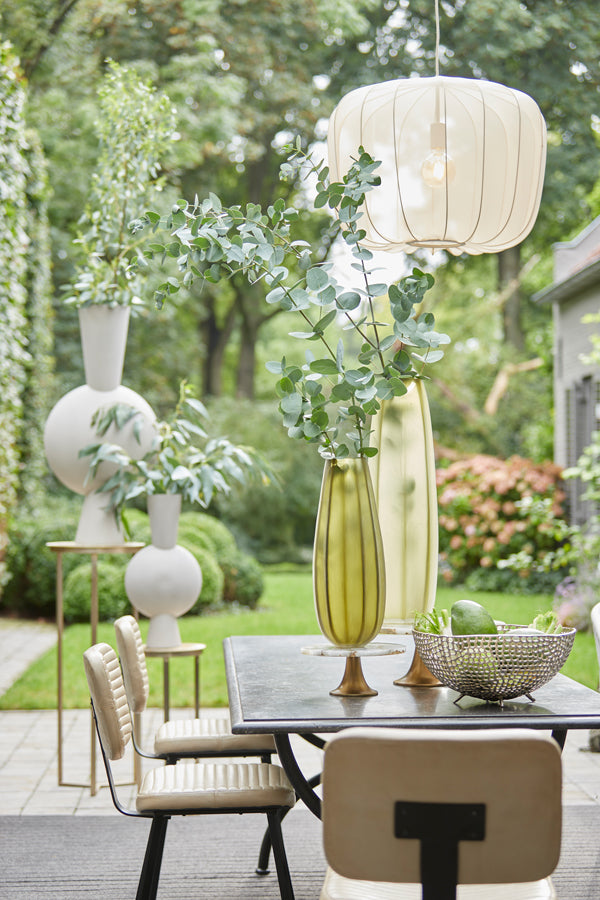 Vase deco 47x26x100 cm KAVANDU light grey