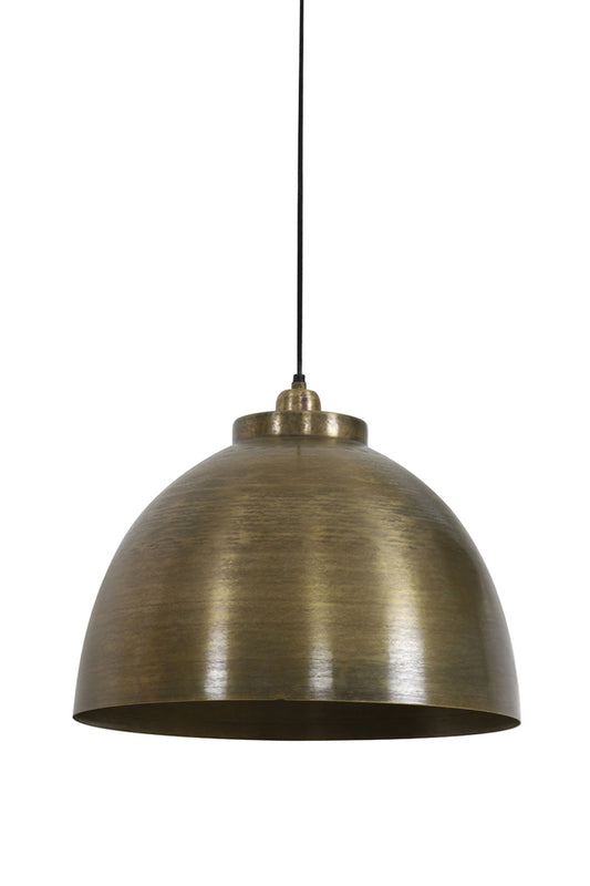 Hanging lamp 45x32 cm KYLIE raw old bronze
