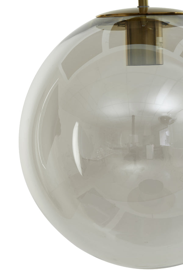Hanglamp Medina - Smoke Glas - Ø40cm