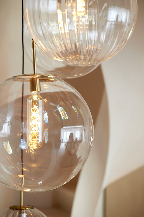 Hanglamp Medina - Smoke Glas - Ø40cm