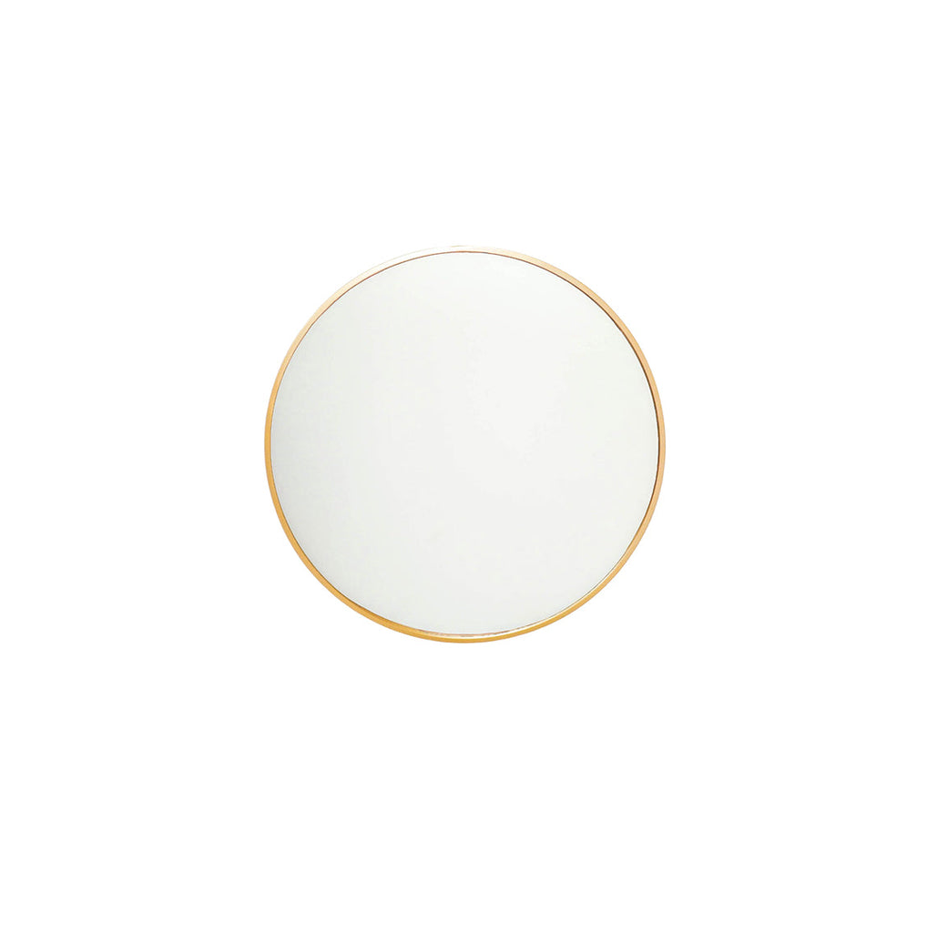Mirror - Round - Metal - Gold - 60x2,5x60cm