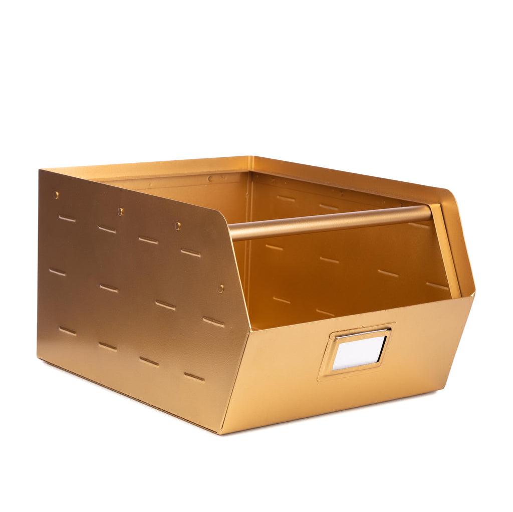 Original metalen bak goud
