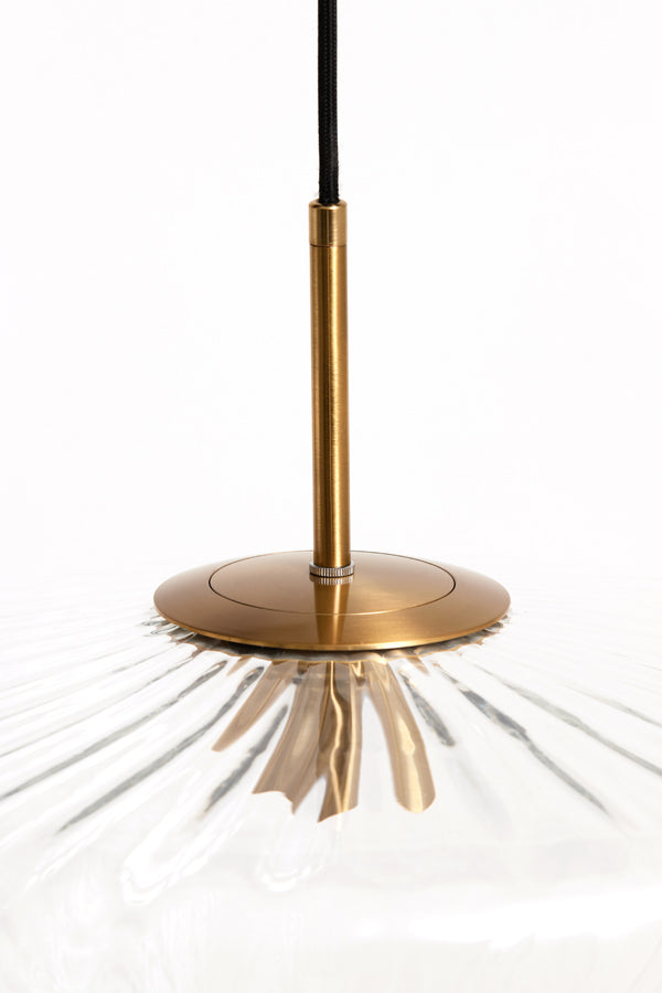 Hanglamp Pleat - Glas - Ø30cm