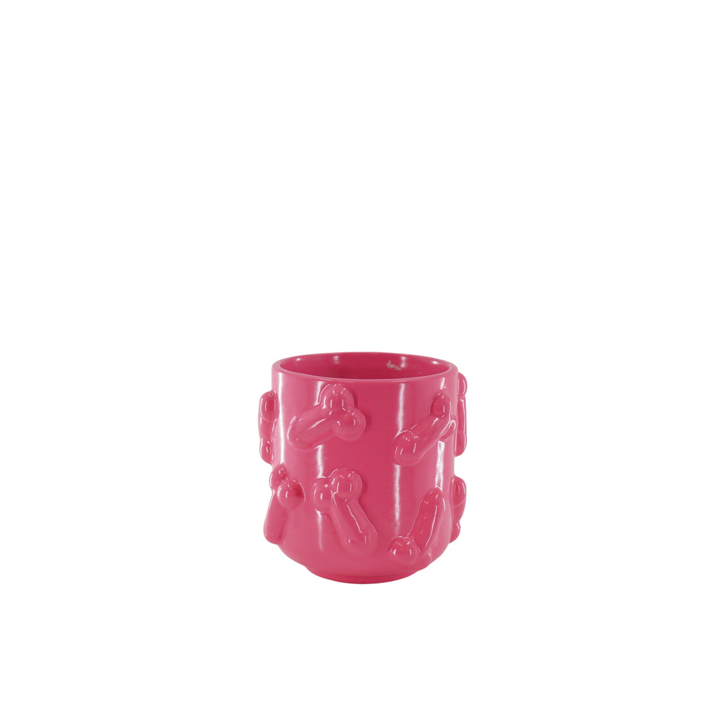 Pot - Dick - Ceramics - Pink -11x11x11,5cm