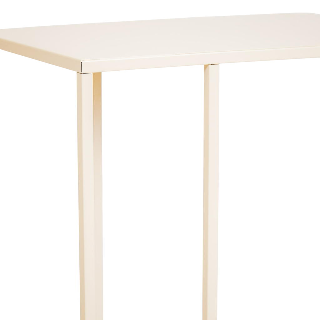 Side Table - Metal - Sand - 45x30x60cm