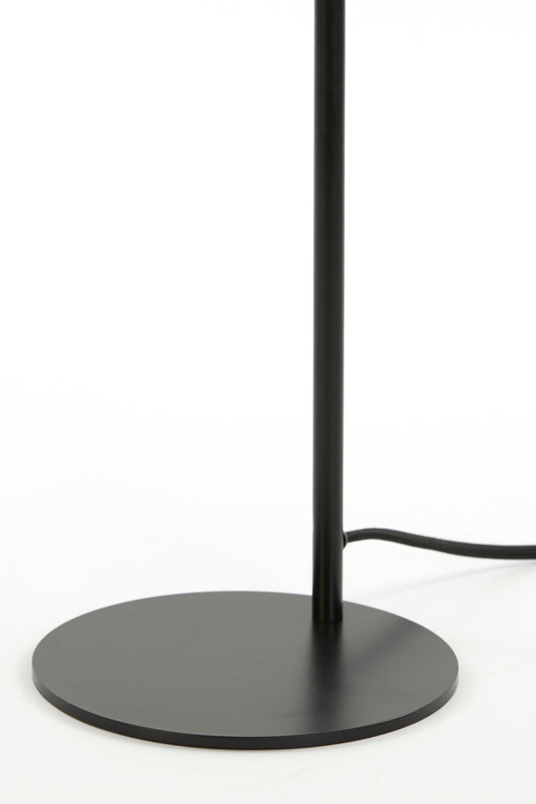 Table lamp 28x20x60 cm SUBAR matt black+smoked glass