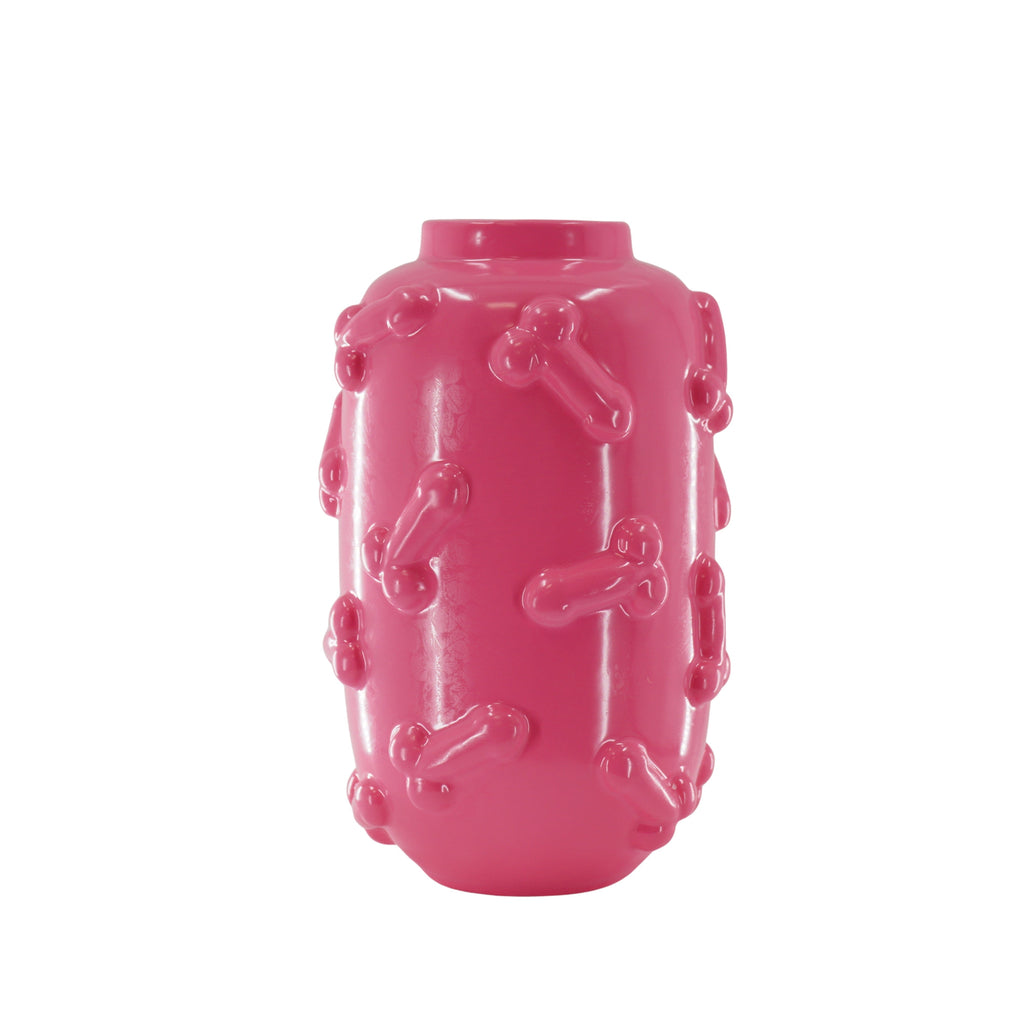 Vase - Dick - Ceramics - Pink - 17x17x27cm