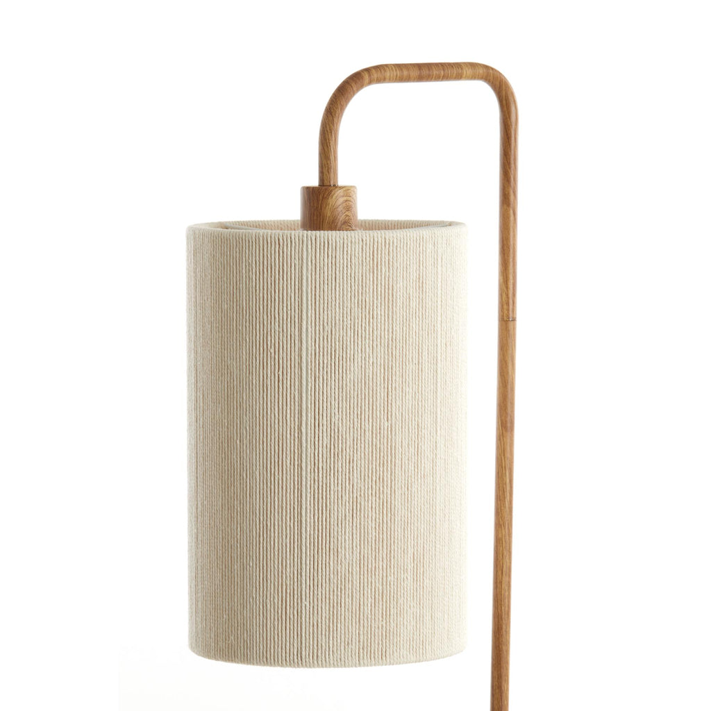 Vloerlamp Donio - Naturel/Crème - 33.5x28x155cm