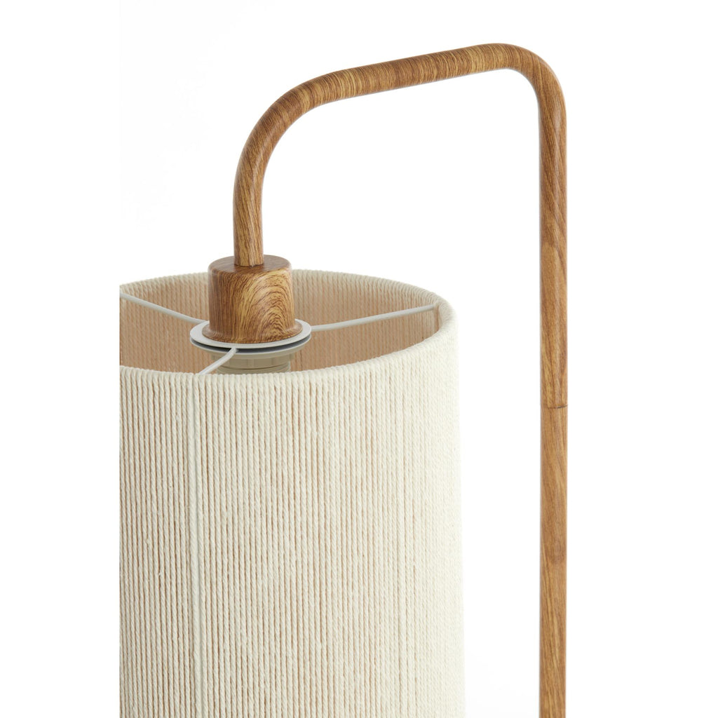 Vloerlamp Donio - Naturel/Crème - 33.5x28x155cm