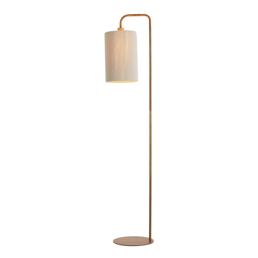 Vloerlamp Donio - Naturel/Crème - 33.5x28x155cm