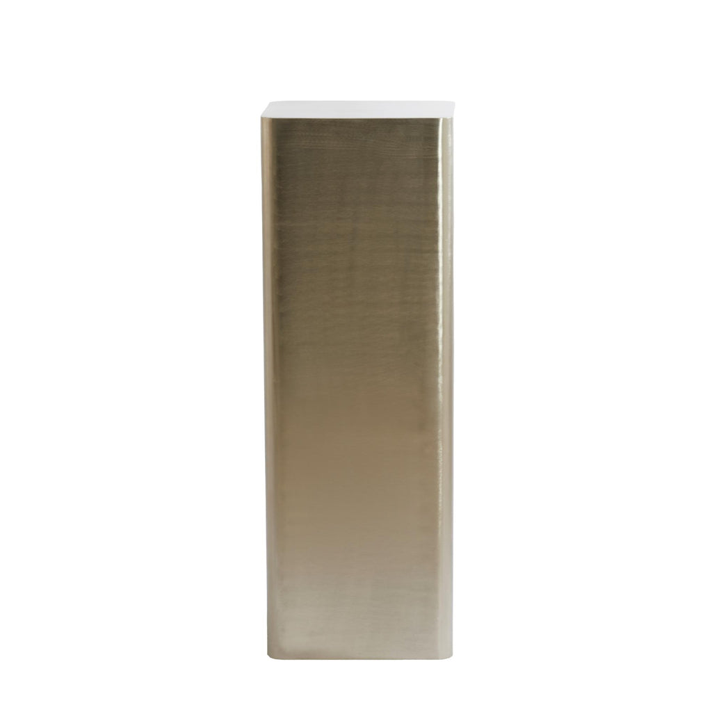 Zuil Alurio - Zilver - 35.5x35.5x100cm