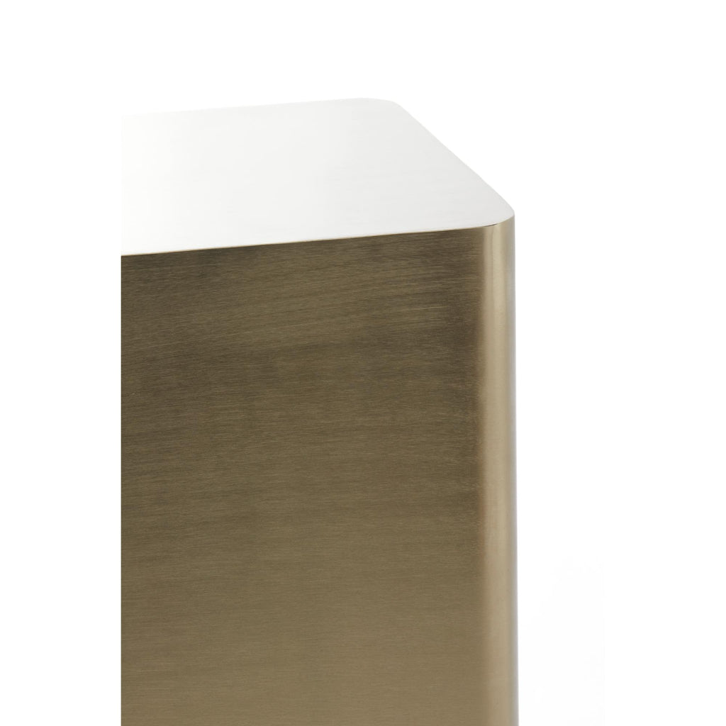 Zuil Alurio - Zilver - 35.5x35.5x100cm