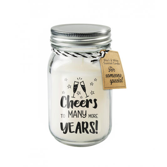 Black & White scented candles - Cheers