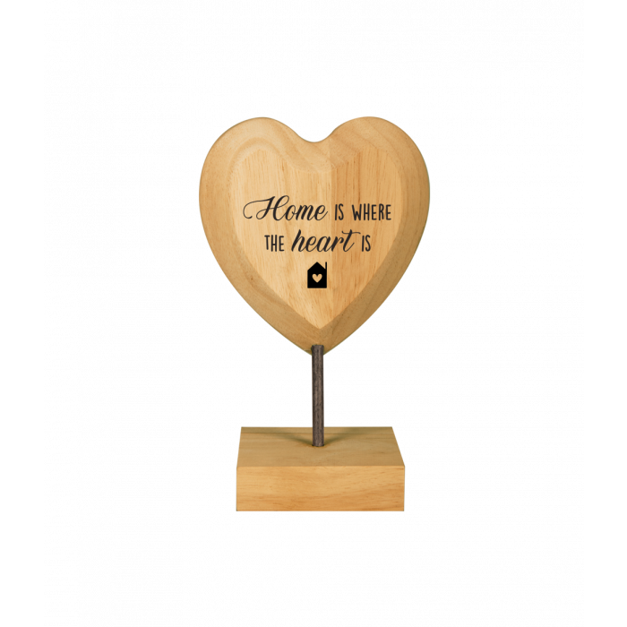 Wooden hearts - Home is where the heart is