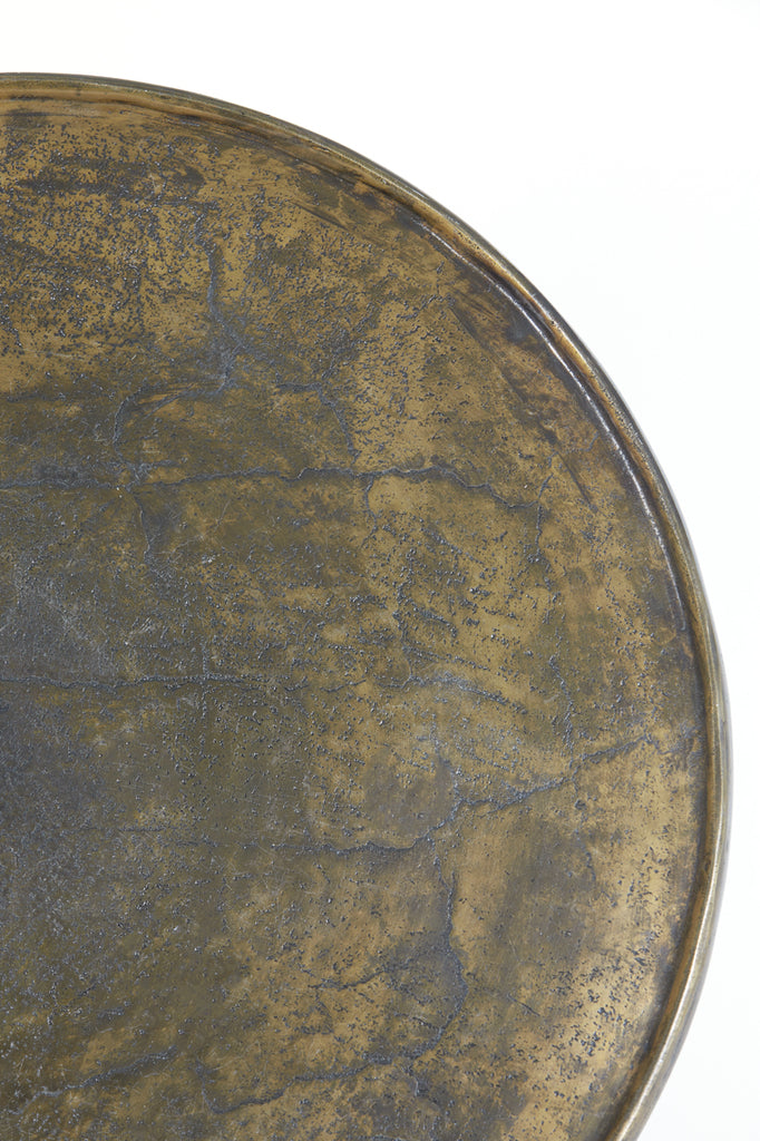 Side table 67,5x37 cm BABINA antique bronze