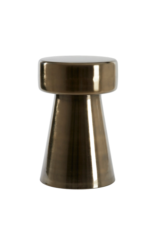 Side table 29x47 cm DAKWA shiny black nickel