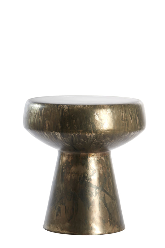 Side table 38x42 cm DAKWA nickel antique