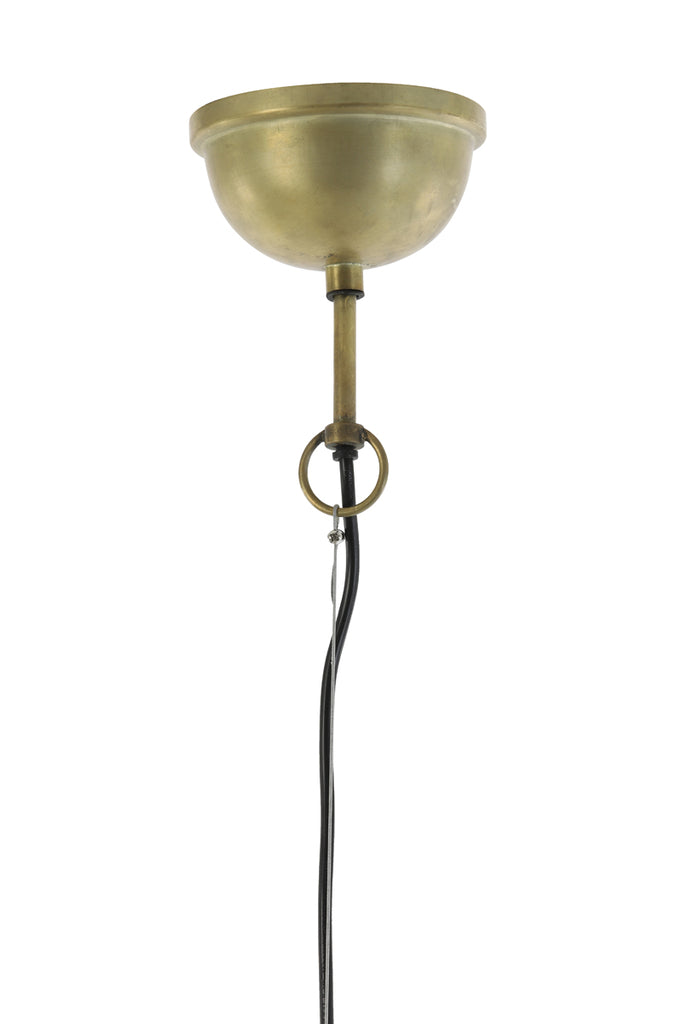 Hanging lamp 45x43 cm GULARO wood brown+bronze
