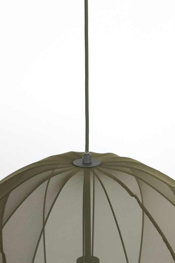 Hanging lamp 50x60 cm PLUMERIA dark green