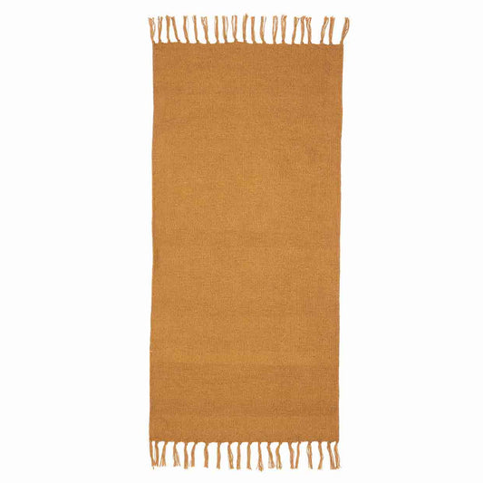 Hette, vloerkleed oker 70x140 cm.
