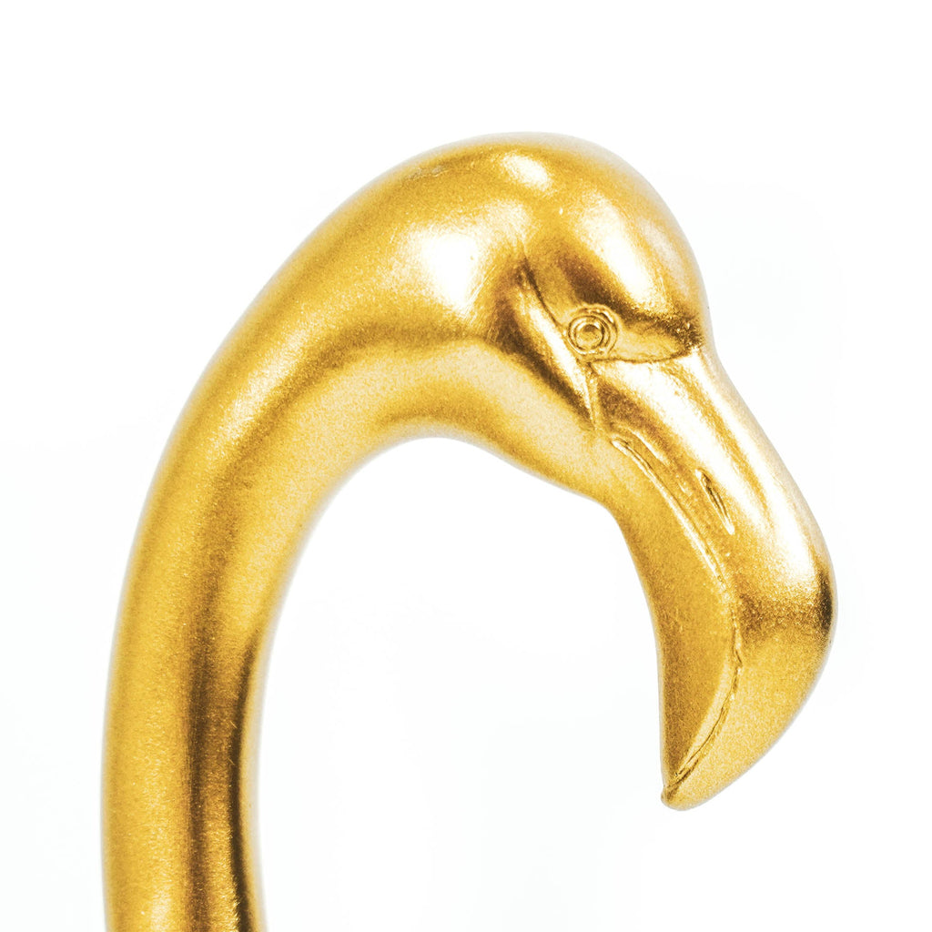 HV Flamingo- Gold- 16.5x10x39 cm