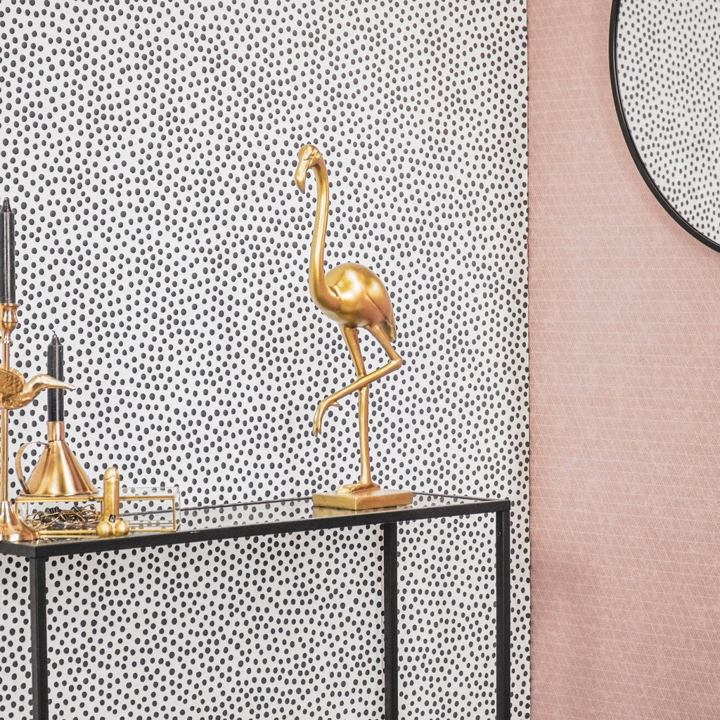 HV Flamingo- Gold- 16.5x10x39 cm
