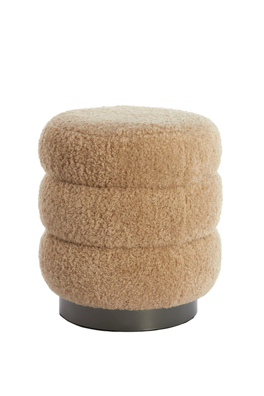 Pouf 40x45 cm JOBBI beige+matt black