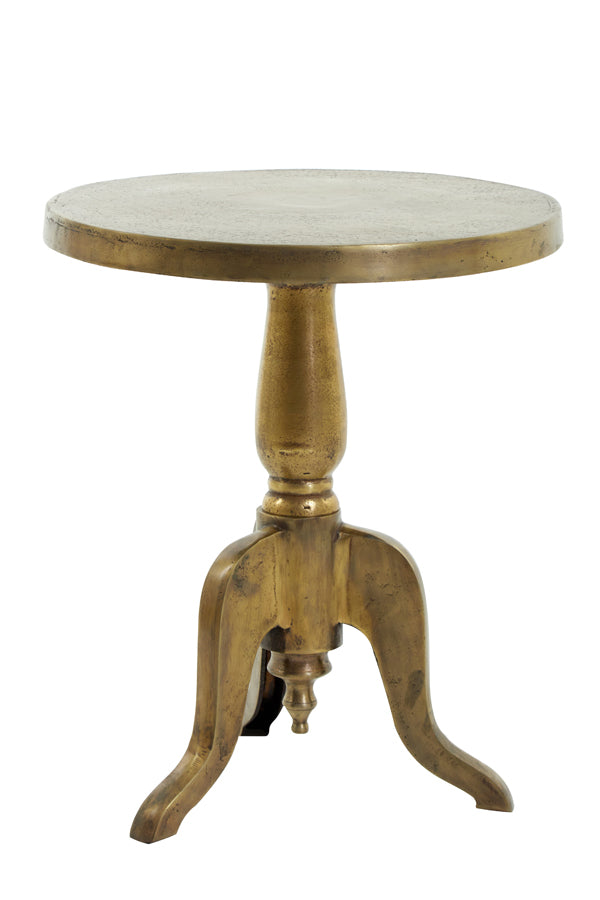 Side table 50x60 cm KORTO antique bronze