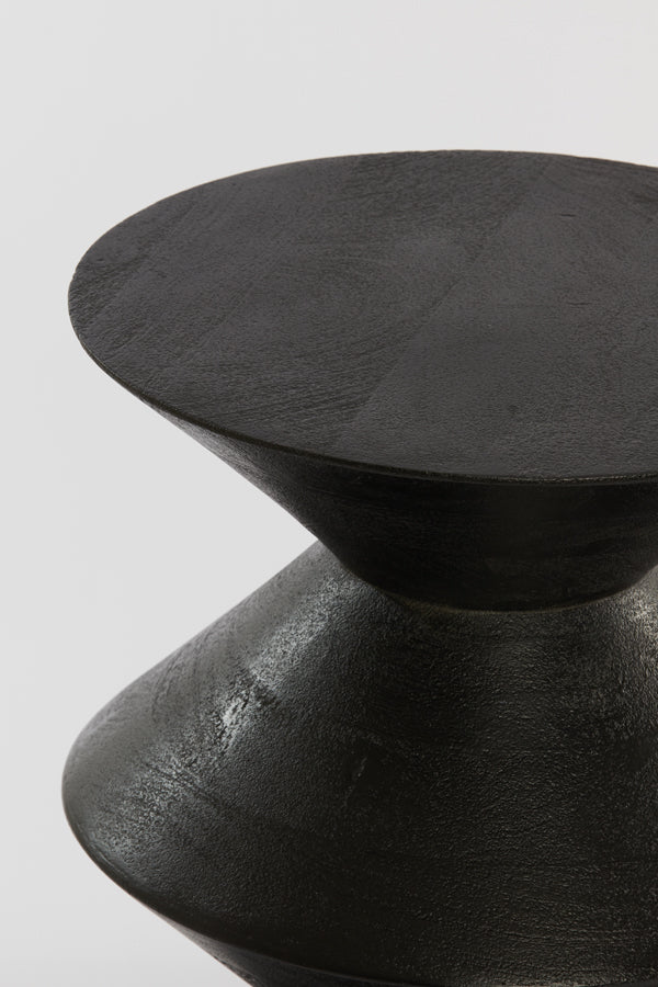 Side table 40x50 cm LARUS mango wood matt black