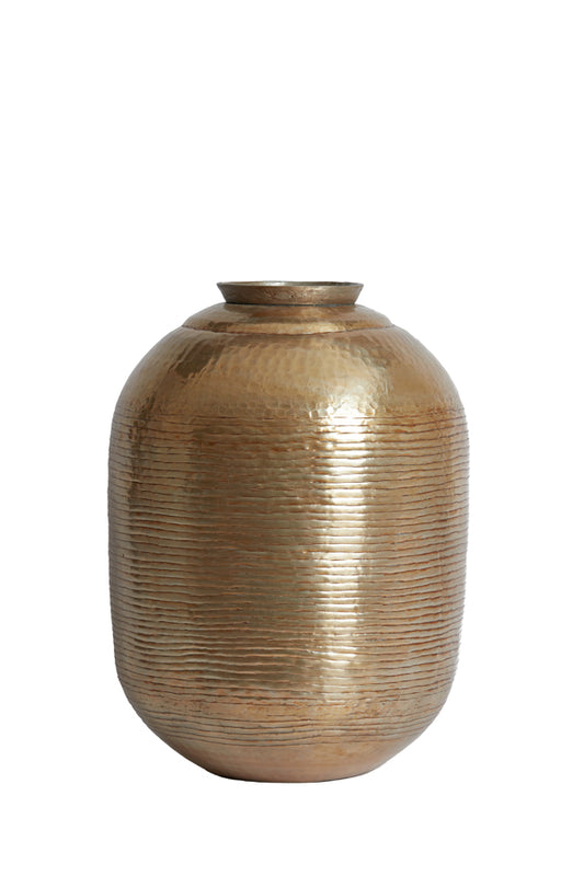 Vase deco 37x49 cm LISBOA light gold