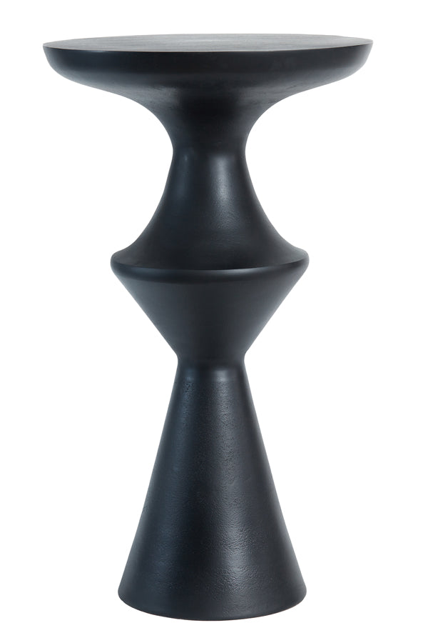 Side table 37,5x14x74 cm LOBOC matt black